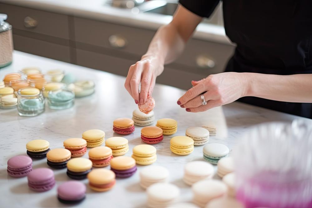 création de macaron